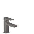 Metropol - Single lever basin mixer 100 with lever handle with push-open waste - Brushed Black Chrome HANSGROHE  32500340 HANSGR