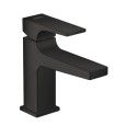 Metropol - Miscelatore monocomando lavabo 100 con maniglia a leva e push-open - nero opaco HANSGROHE  32500670 HANSGROHE - 1
