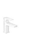 Metropol - Miscelatore monocomando lavabo 100 con maniglia a leva e push-open - bianco opaco HANSGROHE  32500700 HANSGROHE - 1