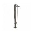 Metropol - Set de finition mitigeur bain/douche  au sol poignee manette - noir chrome brosse HANSGROHE  32532340 HANSGROHE - 1