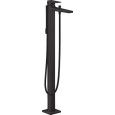 Metropol - Set de finition mitigeur bain/douche  au sol poignee manette - noir matt HANSGROHE  32532670 HANSGROHE - 1