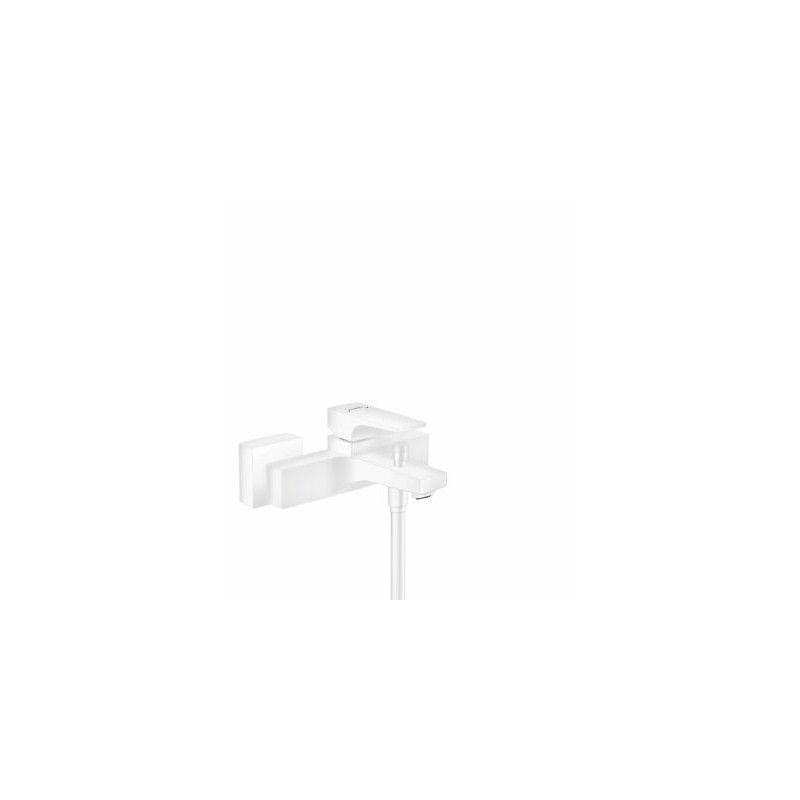 Metropol - Single lever manual bath mixer for exposed installation with lever handle - matt white HANSGROHE  32540700 HANSGROHE 
