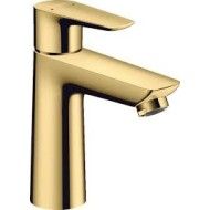 Talis E - Single lever basin mixer 110 with Pop-up waste set - polished gold-optic HG 71710990 HANSGROHE - 1
