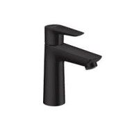 Talis E - Single lever basin mixer 110 CoolStart with Pop-up waste set - matt black HG 71713670 HANSGROHE - 1