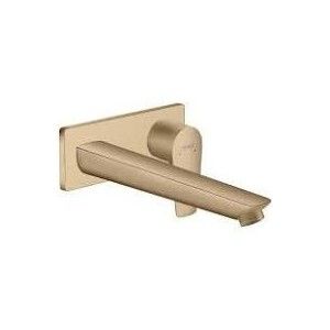 Talis E - Einhebel-Waschtischmischer Unterputz fuer Wandmontage mit Wanneneinlauf 22.5 cm - brushed bronze HG 71734140 HANSGROHE
