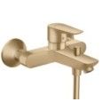Talis E - Single lever manual bath mixer for exposed installation - brushed bronze HG 71740140 HANSGROHE - 1