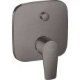 Talis E - Set de finition mitigeur bainpour solution encastree - noir chrome brosse HG 71745340 HANSGROHE - 1