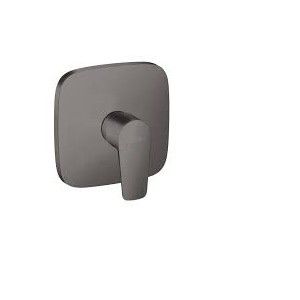 Talis E - Single lever manual shower mixer for concealed installation - Brushed Black Chrome HG 71765340 HANSGROHE - 1