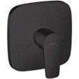Talis E - Single lever manual shower mixer for concealed installation - matt black HG 71765670 HANSGROHE - 1