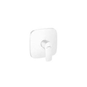 Talis E - Single lever manual shower mixer for concealed installation - matt white HG 71765700 HANSGROHE - 1