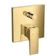 Metropol - Set de finition mitigeur bainpour solution encastree poignee manette - aspect dore poli HANSGROHE  32545990