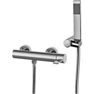 Rock Mélangeur de douche avec support mural articulé en ABS avec douche et tuyau Paffoni RO 168DCR RUBINETTERIA PAFFONI - 1