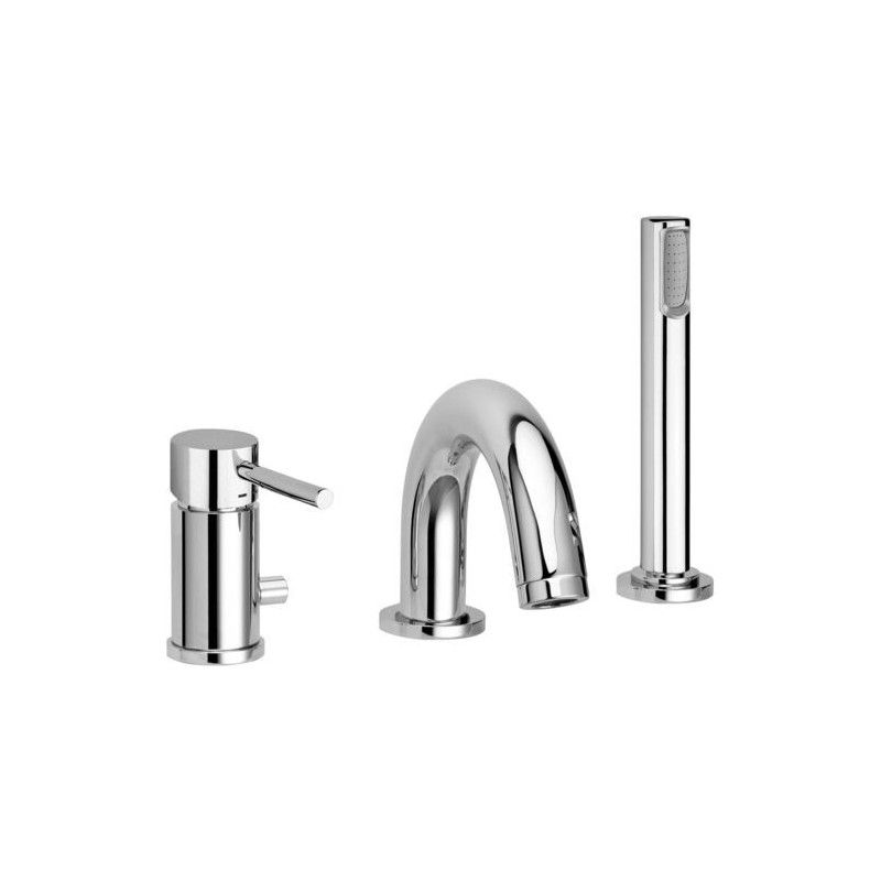Birillo Rand-Badewannenmischer mit Umsteller Cromo -  Paffoni BI 040LCR RUBINETTERIA PAFFONI - 1