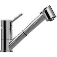 Birillo Mélangeur d'évier monotrou avec canon pivotant Cromo -  Paffoni BI 183CRCR RUBINETTERIA PAFFONI - 1