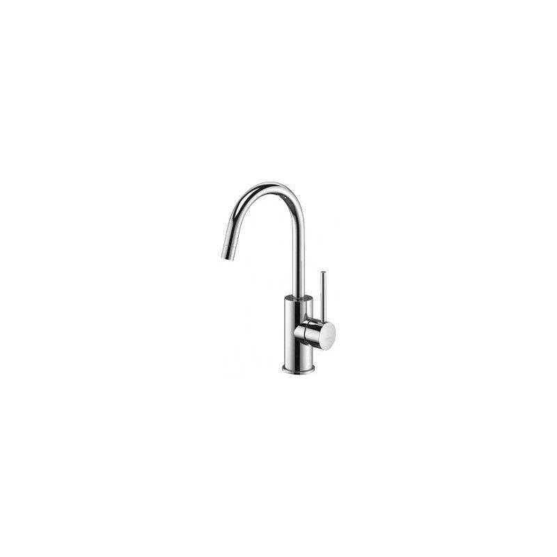 Light Wash basin Mixer with swivelling spout Cromo -  Paffoni LIG 077CR RUBINETTERIA PAFFONI - 1