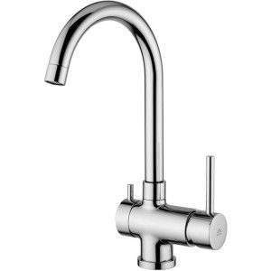 Stick Mélangeur d'évier monotrou avec canon pivotant  Cromo -  Paffoni SK 184 CR RUBINETTERIA PAFFONI - 1