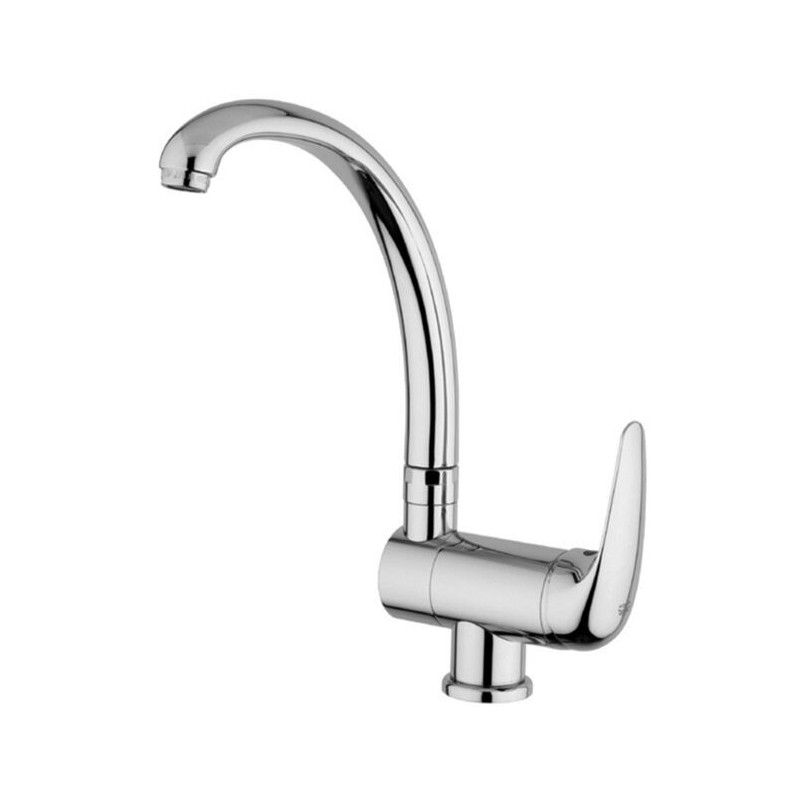 Duemila miscelatore lavello monoforo con canna orientabile Cromo -  Paffoni DU 189CR RUBINETTERIA PAFFONI - 1