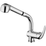 Nettuno Due Einloch-Spülenmischer mit schwenkbarem Auslauf  Cromo -  Paffoni ND 185CR RUBINETTERIA PAFFONI - 1