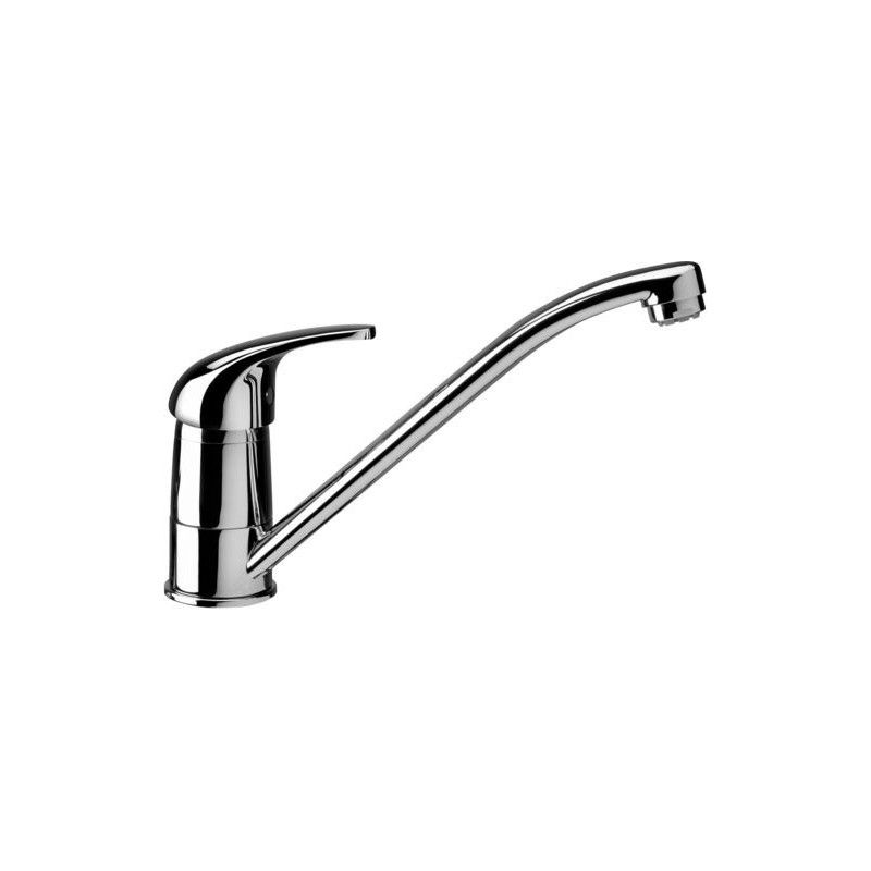 Nettuno Due Mélangeur d'évier monotrou avec canon pivotant Cromo -  Paffoni ND 195CR RUBINETTERIA PAFFONI - 1