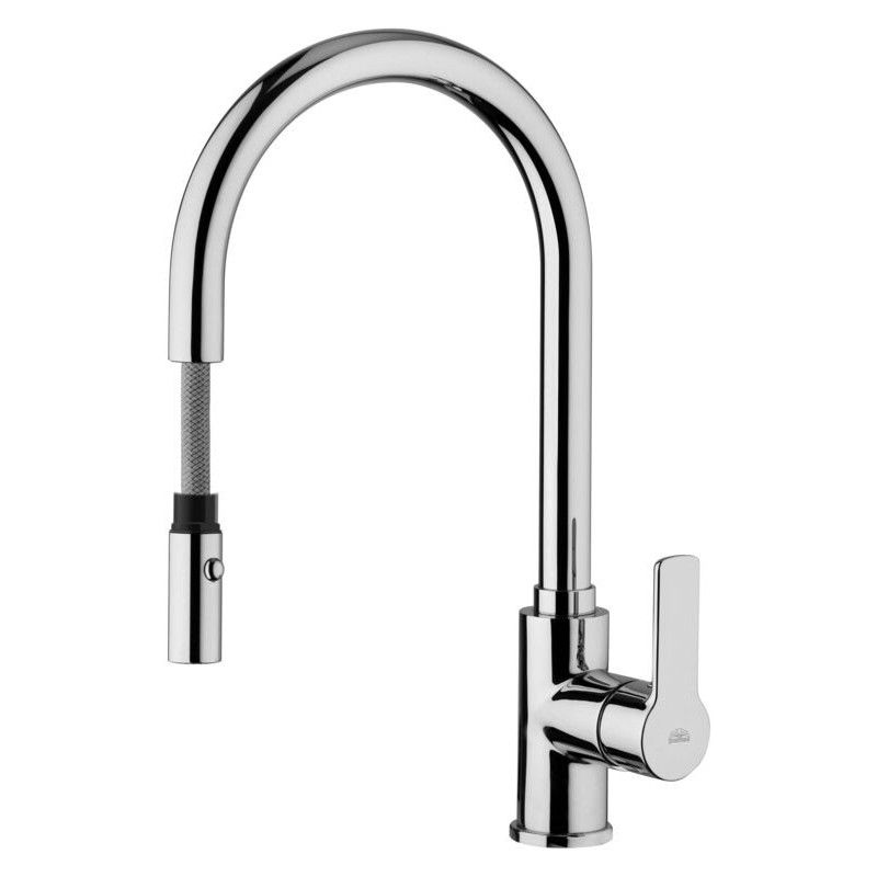 Red miscelatore lavello monoforo con canna orientabile  -  Paffoni RED 285CR RUBINETTERIA PAFFONI - 1