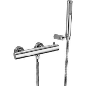 Light Thermostaic Shower Mixer Cromo -  Paffoni LIQ 168DCR RUBINETTERIA PAFFONI - 1