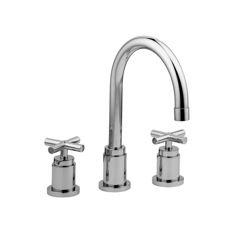 Quattro Mitigeur lavabo 3 trous avec bec pivotant  Cromo -  Paffoni QTV 055CR RUBINETTERIA PAFFONI - 1