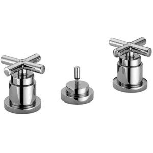 Quattro 3 hole Bidet Mixer  Cromo -  Paffoni QTV 116CR RUBINETTERIA PAFFONI - 1