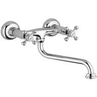 Belinda - Melissa Groupe de robinet d'évier mural avec canon pivotant  Cromo -  Paffoni FBLV 161CR RUBINETTERIA PAFFONI - 1