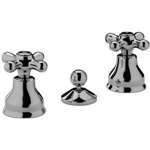 Iris - Viola 3 hole Bidet Mixer Cromo -  Paffoni IRV 116CR RUBINETTERIA PAFFONI - 1