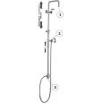 Verstellbare Duschsäulen MASTER PLUS Cromo -  Paffoni ZCOL 611CRX RUBINETTERIA PAFFONI - 1