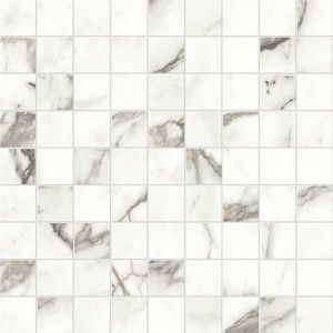 Marvel Shine  Statuario Supremo 30x30 Mosaique  Poli  - A425 Atlas Concorde CERAMICHE ATLAS CONCORDE - 1