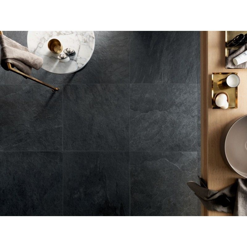 WATERFALL DARK FLOW L2 20mm RECTIFIED 60X60  - Lea Ceramiche LGWK2W1 LEA CERAMICHE - 1