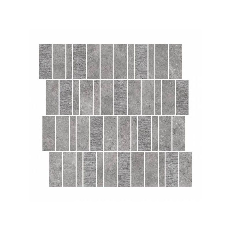 PEDRA AZUL GREY MOSAICO MIX Rettificato  30x30 - REFIN NZ88 REFIN - 1
