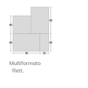 NORGESTONE 3 FORMATS MODULE IVORY 20MM 60X90 - NOVABELL NSTM833 NOVABELL - 1