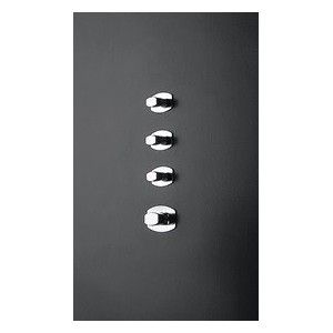 Shirò Gruppo termostatico da incasso CONFORT a 1 uscita (1 rubinetto) - parti grezze  - Rubinetteria Zazzeri 1100 T550 A00  - 1