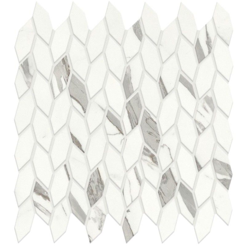 MARVEL SHINE Marvel Statuario Supremo Mosaic  Twist 30,5x30,5 Silk - Atlas Concorde A4WQ CERAMICHE ATLAS CONCORDE - 1