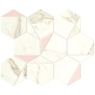 MARVEL SHINE Marvel Calacatta Prestigio Rose Hex 25,1x29 Silk - Atlas Concorde A4WS CERAMICHE ATLAS CONCORDE - 1