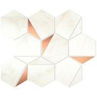MARVEL SHINE Marvel Calacatta Delicato Gold Hex 25,1x29 Shiny - Atlas Concorde A4WT CERAMICHE ATLAS CONCORDE - 1
