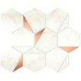 MARVEL SHINE Marvel Calacatta Delicato Gold Hex 25,1x29 Shiny - Atlas Concorde A4WT CERAMICHE ATLAS CONCORDE - 1