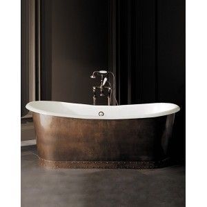 Ambra Baignoire en fonte sans les trous 182LxH70,5xD81 DEVON&DEVON - 1