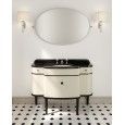 Music Meuble Porte Lavabo laque avec Plan en Marbre Granit Noir Absolu L120,5xH96,8xD56 DEVON&DEVON - 1