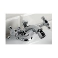 Austin 1 Hole Bidet Set with Pop Up waste - Chrome DEVON&DEVON - 1