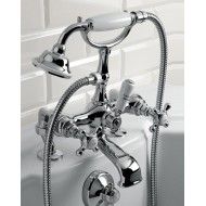 Austin Bath and Shower Mixer   per montaggio bordovasca with hose and handset - Chrome DEVON&DEVON - 1