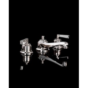 Manhattan Robinetterie pour Lavabo 3 trous avec tirette - Chrome DEVON&DEVON - 1