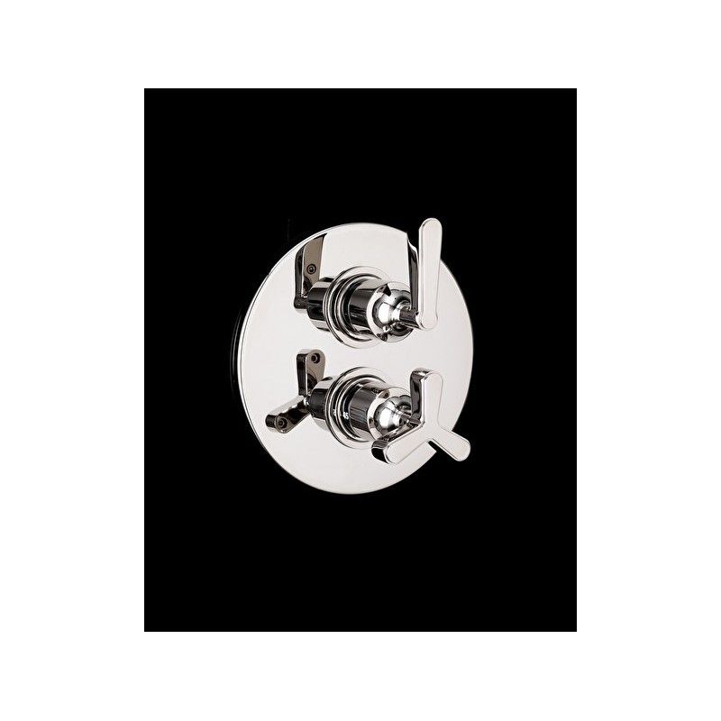 Shower Mixers Thermostatic Mixer recessed with 1,2 outlets for Manhattan Tribeca  - Chrome DEVON&DEVON - 1