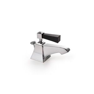 Vip Time 1 Hole Bidet Set with Pop Up waste - Brass Levers in black Gloss Finish (pvd) DEVON&DEVON - 1