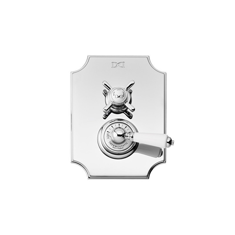 Shower Mixers Einbau Thermostatische Mischbatterie mit Eingebaute Ablenker mit zwei Wege - Chrom DEVON&DEVON - 1