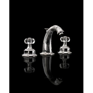 King Excelsior Robinetterie pour Lavabo 3 trous avec tirette - Chrome DEVON&DEVON - 1