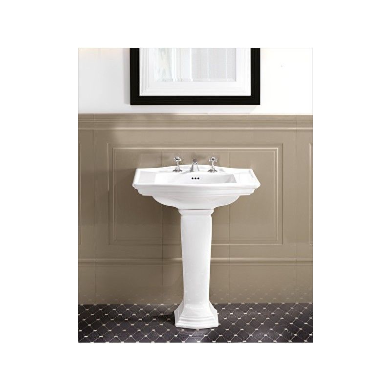 Westminster  Collection Washbasin Westminster  1-2-3 Hole L53,5xH19xD38,5 DEVON&DEVON - 1
