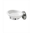 Cavendish Porta sapone L14,5xH6,3xD12,5 con finitura Cromo DEVON&DEVON - 1